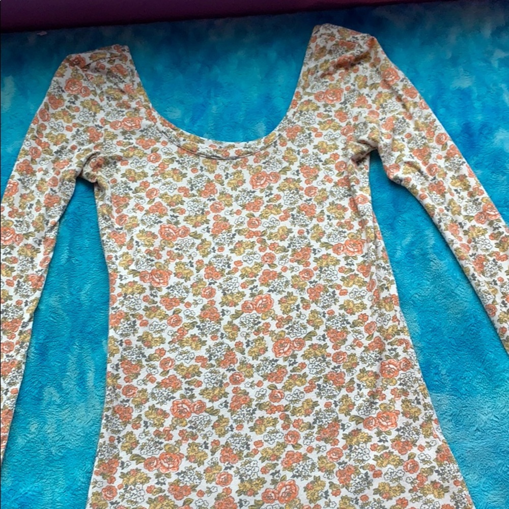 Pacsun long sleeve floral t shirt